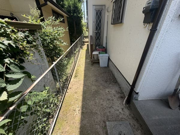 東京都八王子市_草刈り_勝手口_作業後