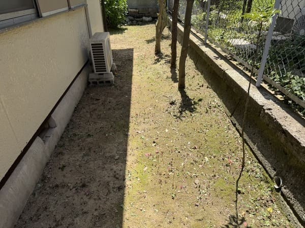 東京都八王子市_草刈り_庭_作業後