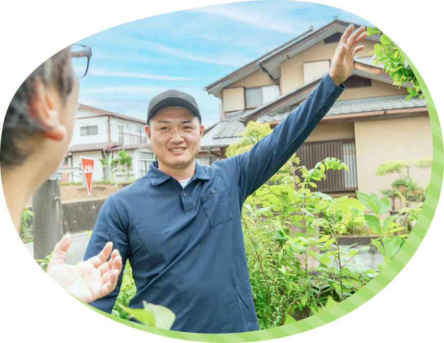 お客様対応の様子