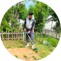 草刈り作業